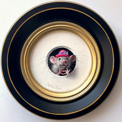 Lovely Creature-Mouse with Pink Hat