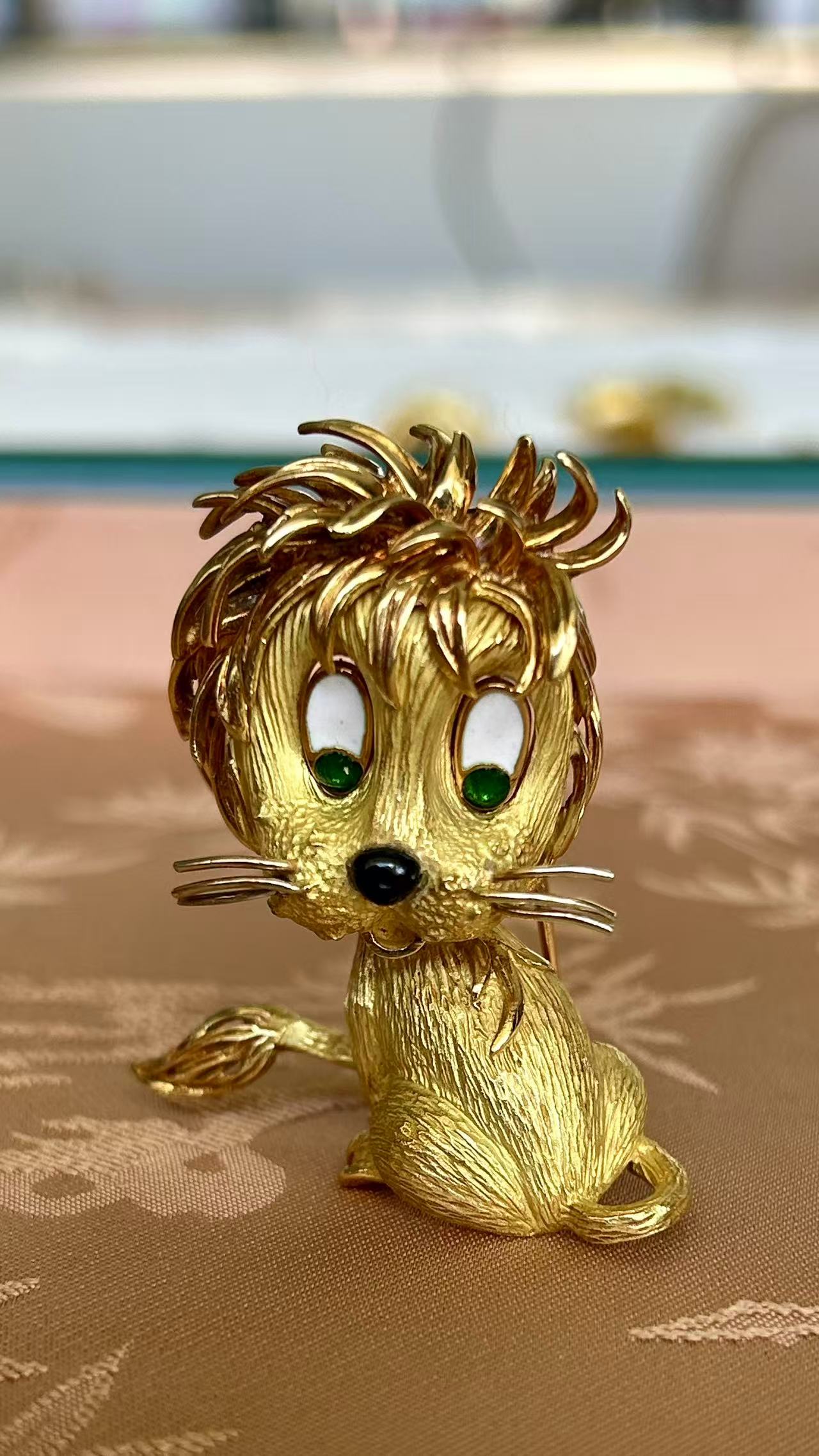 Lion Brooch by J.P.Bellin