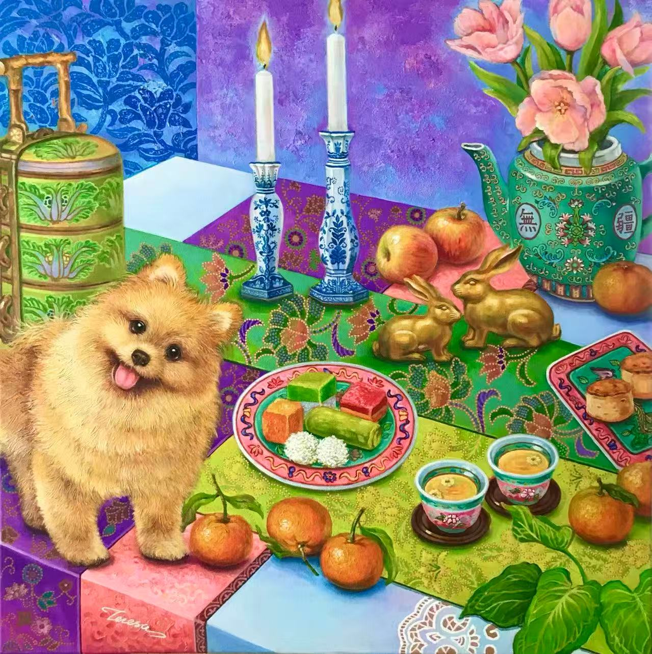The Gentle Gaze of a Pomeranian