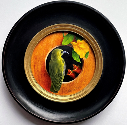 Lovely Creature-Bird Mom and Kids